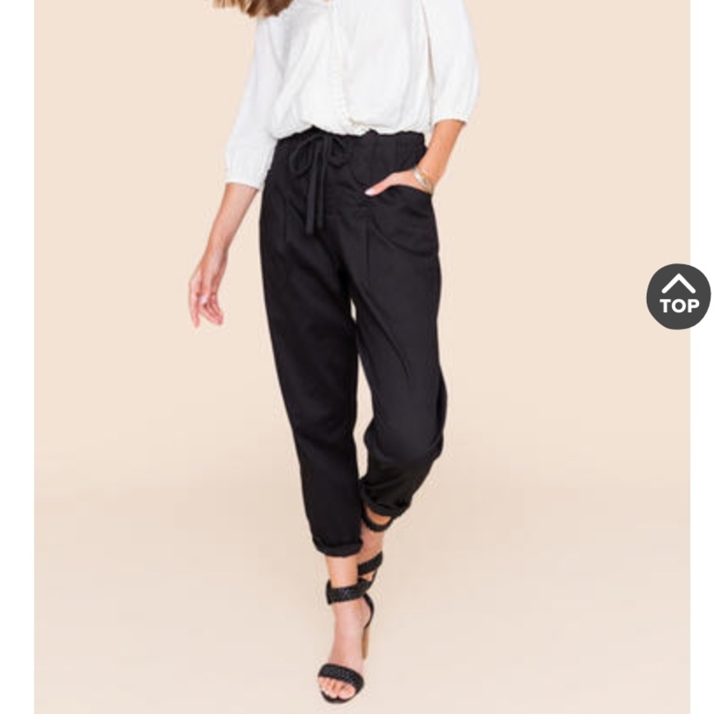 Rachel Paperbag Cuff Joggers